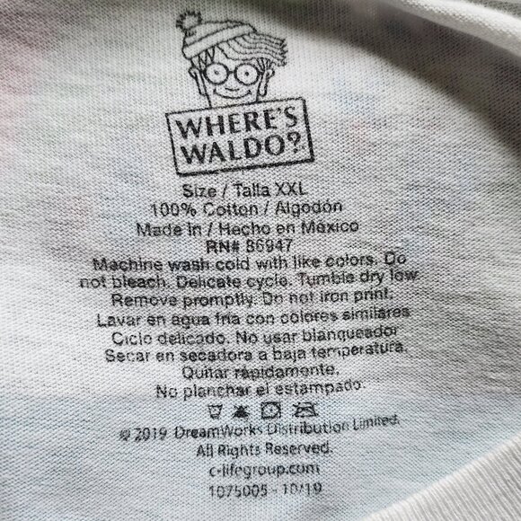 EUC, Men's, "Where's Waldo", Long Sleeved Shirt - Picture 7 of 7